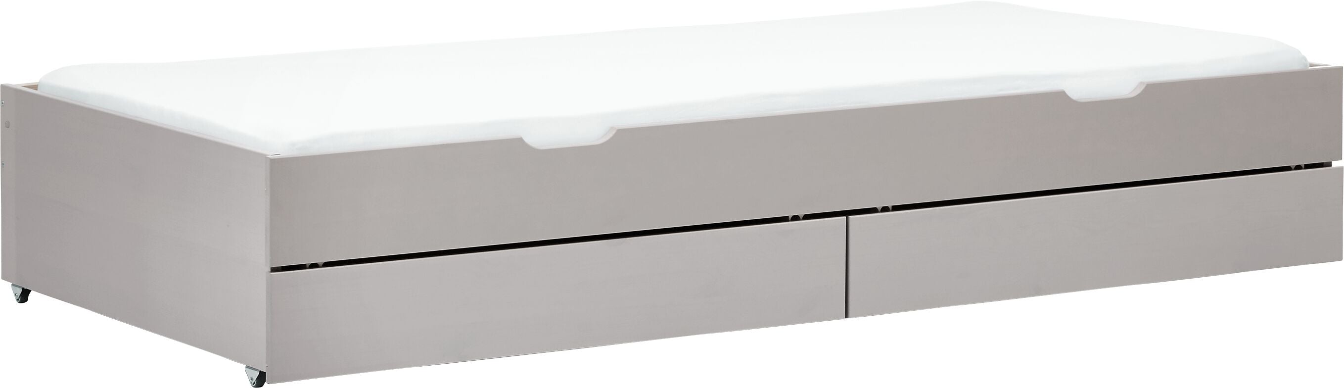 CLASSIC Aussziehbett Griff  grau