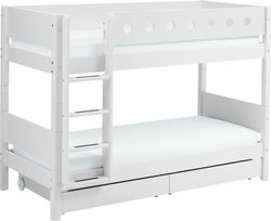 Flexa WHITE Etagenbett - Weiss / B: 109.0 cm x T: 210.0 cm x H: 154.0 cm