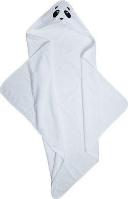 ELIA Serviette éponge à capuche - Blanc / L: 100.0 cm x H: 100.0 cm