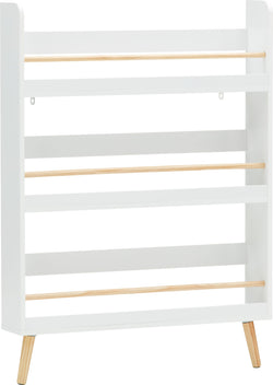 SABRINA Etagère à livres - Blanc / L: 81.0 cm x P: 15.0 cm x H: 110.0 cm