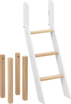 Flexa NOR Letto semirialzato - Bianco / L: 109.0 cm x P: 210.0 cm x A: 120.0 cm