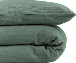 DANILO Baby Bettwäschegarnitur - Grün / B: 100.0 cm x T: 135.0 cm