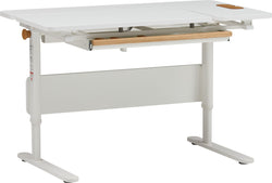 Flexa STUDY MOBY Scrivania la mano destra incl. il cassetto - Bianco / L: 120.0 cm x P: 70.0 cm x A: 83.0 cm