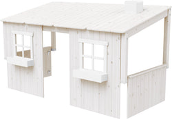 Flexa CLASSIC TREE HOUSE Costruzione intera casa sull'albero - Bianco / L: 112.0 cm x P: 210.0 cm x A: 129.0 cm