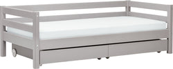 Flexa CLASSIC Letto combi - Grigio / L: 100.0 cm x P: 210.0 cm x A: 67.0 cm