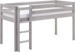Flexa CLASSIC Lit mi-hauteur - Gris / L: 110.0 cm x P: 210.0 cm x H: 120.0 cm
