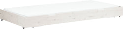 Flexa CLASSIC Letto estraibile - Lavaggio bianco / L: 90.0 cm x P: 190.0 cm x A: 34.0 cm