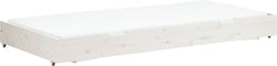 Lit gigogne Flexa CLASSIC - White Wash / L : 90,0 cm x P : 190,0 cm x H : 34,0 cm