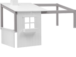 Flexa CLASSIC TREE HOUSE Costruzione mezza casa sull'albero - Grigio / L: 112.0 cm x P: 210.0 cm x A: 129.0 cm