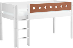 Flexa WHITE Letto semirialzato - Ruggine / L: 109.0 cm x P: 210.0 cm x A: 120.0 cm