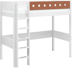 Flexa WHITE Letto rialzato - Verde / L: 100.0 cm x P: 210.0 cm x A: 185.0 cm