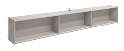 CLASSIC bookcase 3 shelfs grey - Grau / L: 196.7 cm x P: 21.5 cm x H: 30.0 cm