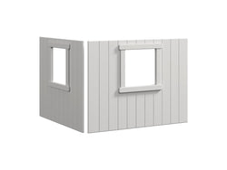 Flexa WHITE Pannello per casa sull'albero - Bianco / L: 89.0 cm x P: 74.2 cm x A: 2.8 cm