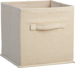 TAMAYO Boîte de rangement - Beige / L: 28.0 cm x P: 28.0 cm x H: 28.0 cm