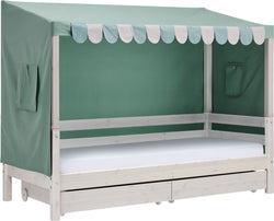 Flexa CLASSIC TEXTILE HOUSE Set completo di arredi tessili con letto singolo - Titolo predefinito