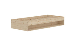 Flexa GROW Letto singolo - Pino naturale / L: 94.6 cm x P: 204.0 cm x A: 35.0 cm