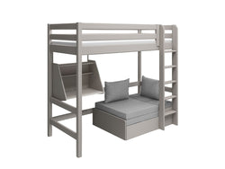 Flexa CLASSIC Letto rialzato - Grigio / L: 110.0 cm x P: 210.0 cm x A: 184.0 cm