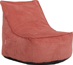 QUEENS Kindersitzsack - Rot / B: 50.0 cm x T: 65.0 cm x H: 40.0 cm