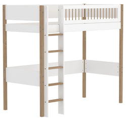 Flexa NOR Leiter gerade Hochbett - Weiss / B: 109.0 cm x T: 208.0 cm x H: 184.0 cm