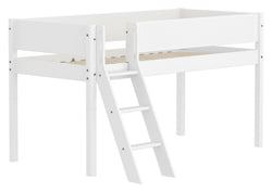 Lit mi-haut Flexa WHITE - Blanc / L : 151,0 cm x P : 210,0 cm x H : 120,0 cm