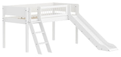 Lit mi-haut Flexa WHITE - Blanc / L : 250,0 cm x P : 210,0 cm x H : 120,0 cm