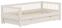 Flexa CLASSIC Kombibett - White Wash / B: 100.0 cm x T: 210.0 cm x H: 67.0 cm