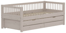 Flexa CLASSIC Kombibett - Grau / B: 100.0 cm x T: 210.0 cm x H: 81.0 cm