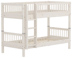 Flexa CLASSIC Leiter gerade Etagenbett - White Wash / B: 110.0 cm x T: 210.0 cm x H: 154.0 cm
