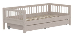 Flexa CLASSIC Lit combi - Gris / L: 100.0 cm x P: 210.0 cm x H: 67.0 cm