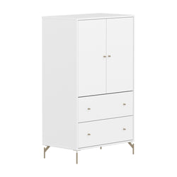 Flexa SAGA Armadio - Bianco / L: 75.0 cm x P: 45.0 cm x A: 129.5 cm