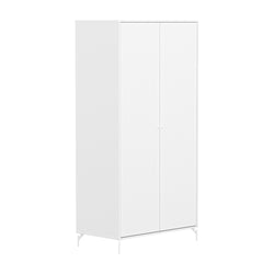 Flexa SAGA Armoire - Blanc / L: 100.0 cm x P: 55.0 cm x H: 200.0 cm