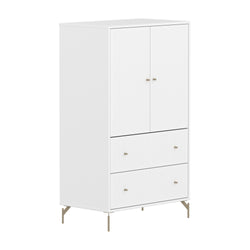 Flexa SAGA Schrank - Weiss / B: 75.0 cm x T: 45.0 cm x H: 129.5 cm