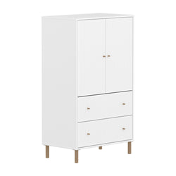 Flexa SAGA Schrank - Weiss / B: 75.0 cm x T: 45.0 cm x H: 129.5 cm