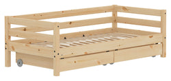 CLASSIC Bed Safty Rail 2 drws. raw - Nature / L: 100.0 cm x P: 210.0 cm x H: 67.0 cm
