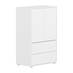 Flexa SAGA Schrank - Weiss / B: 75.0 cm x T: 45.0 cm x H: 120.0 cm