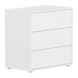 Flexa SAGA Kommode - Weiss / B: 75.0 cm x T: 45.0 cm x H: 74.0 cm