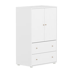 Flexa SAGA Armoire - Blanc / L: 75.0 cm x P: 45.0 cm x H: 120.0 cm