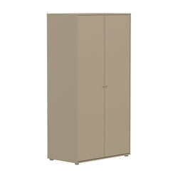SAGA Wardrobe oat,oak knobs/pla.feets - Avoine / L: 100.0 cm x P: 55.0 cm x H: 190.0 cm