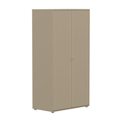 SAGA Warderobe groov front oat/pla.feets - Avoine / L: 100.0 cm x P: 55.0 cm x H: 190.0 cm