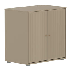 SAGA Shlf grv frnt doo oat,oak kno/pla.f - Avoine / L: 75.0 cm x P: 45.0 cm x H: 74.0 cm