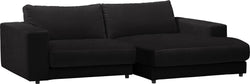 HARRISON Ecksofa - Schwarz / B: 250.0 cm x T: 170.0 cm x H: 85.0 cm