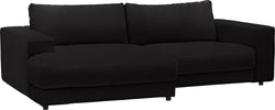 HARRISON Ecksofa - Schwarz / B: 250.0 cm x T: 170.0 cm x H: 85.0 cm