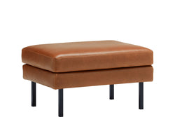 BOVINA Repose-pieds - Cognac / L: 74.0 cm x P: 60.0 cm x H: 43.0 cm