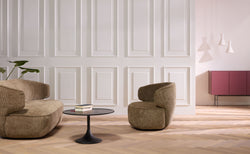 SOPHIE 2er-Sofa - Braun / B: 182.0 cm x T: 82.0 cm x H: 77.0 cm