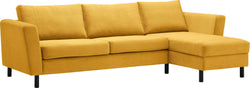DIENER Ecksofa - Senf / B: 235.0 cm x T: 156.0 cm x H: 81.0 cm
