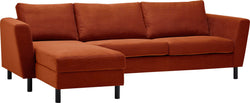 DIENER Ecksofa - Bronze / B: 235.0 cm x T: 156.0 cm x H: 81.0 cm
