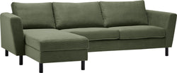 DIENER Ecksofa - Grün / B: 235.0 cm x T: 156.0 cm x H: 81.0 cm