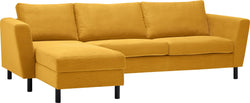 DIENER Ecksofa - Senf / B: 235.0 cm x T: 156.0 cm x H: 81.0 cm