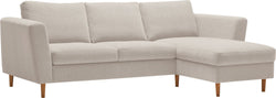 DIENER Ecksofa - Beige / B: 235.0 cm x T: 156.0 cm x H: 81.0 cm