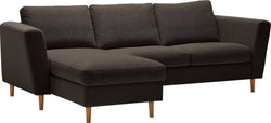 DIENER Ecksofa - Braun / B: 235.0 cm x T: 156.0 cm x H: 81.0 cm